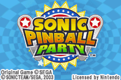 Sonic Pinball Party box art