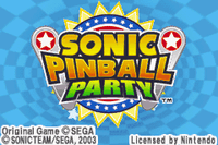 Video Game: Sonic Pinball Party