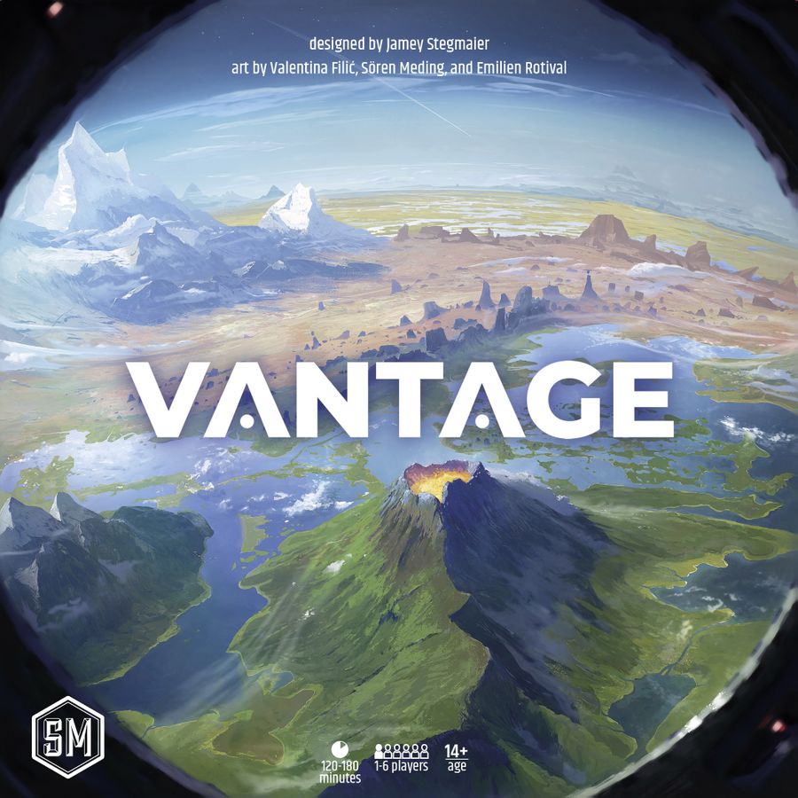 Vantage gioco da tavolo avventura cooperativa sci-fi per 1-6 giocatori - copertina ufficiale Stonemaier Games