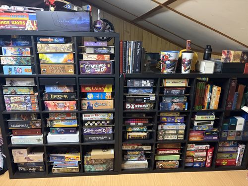 Shelving complete!