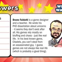 Wits & Wagers: Bruno Faidutti Personality Card Promo