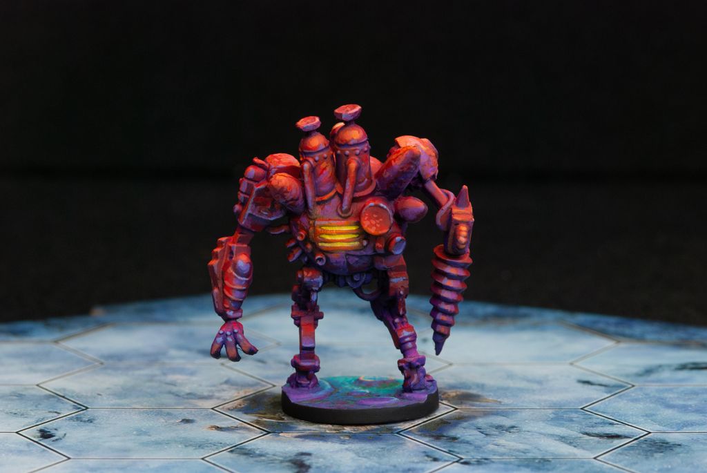 Painted Drill miniature (with spoiler tags) Frosthaven