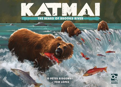 Katmai: The Bears of Brooks River, Osprey Games, 2025 — 표지(출판사 제공 이미지)