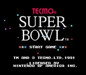 Video Game: Tecmo Super Bowl