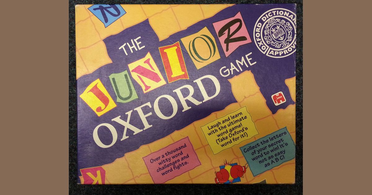 The Junior Oxford Game Board Game BoardGameGeek