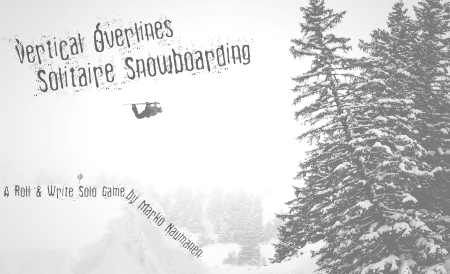 Vertical Overlines Solitaire Snowboarding