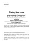 RPG Item: URD3-09: Rising Shadows