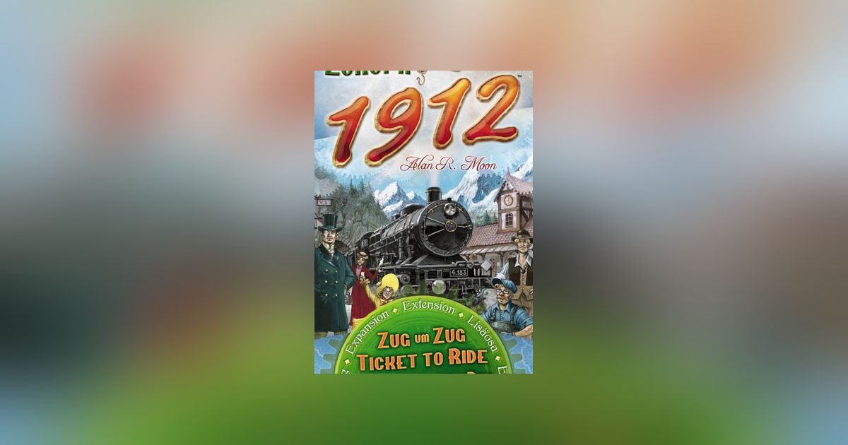 meubilair hulp wasserette Ticket to Ride: Europa 1912 | Board Game | BoardGameGeek