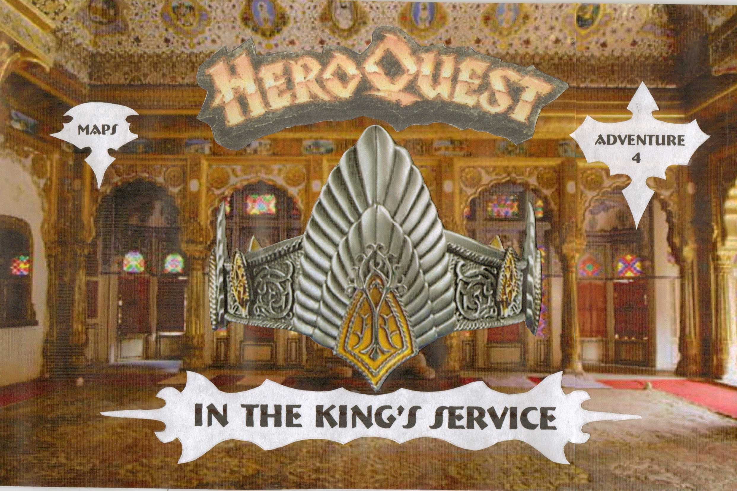 Adventure 4: In The King's Service (fan expansion for HeroQuest) box art