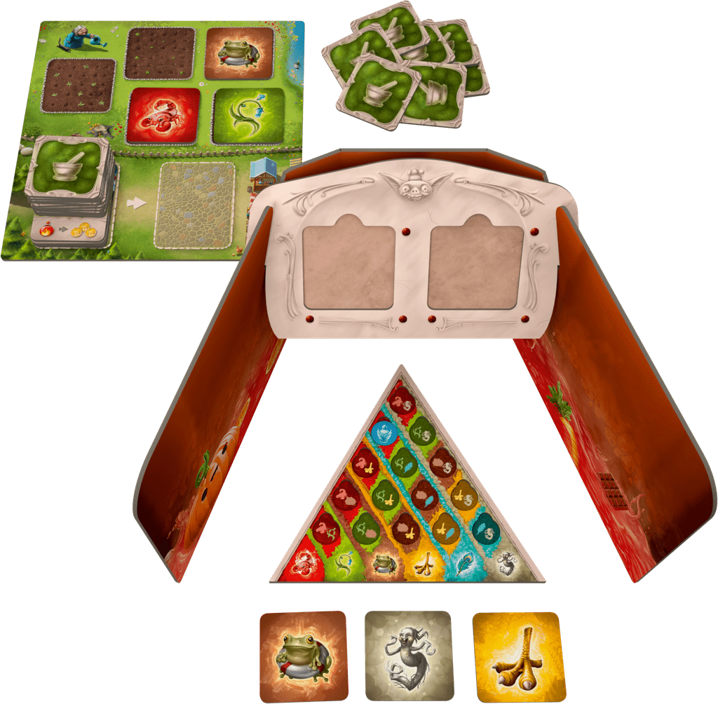 A render of some of Little Alchemists' basic componentry.