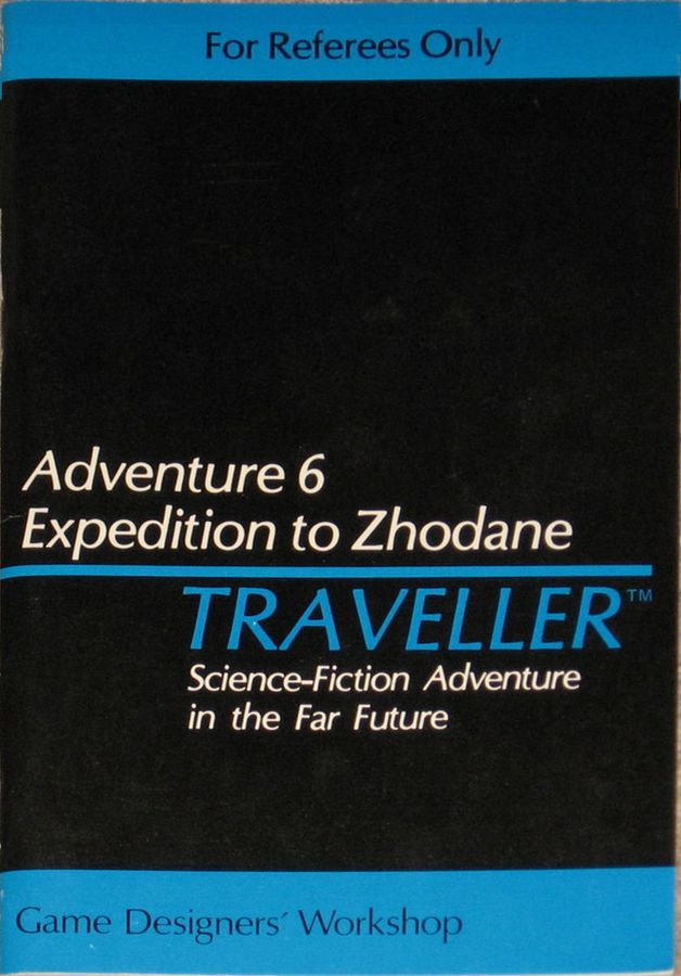 Image - Traveller Adventure 6: Expedition to Zhodane, cover