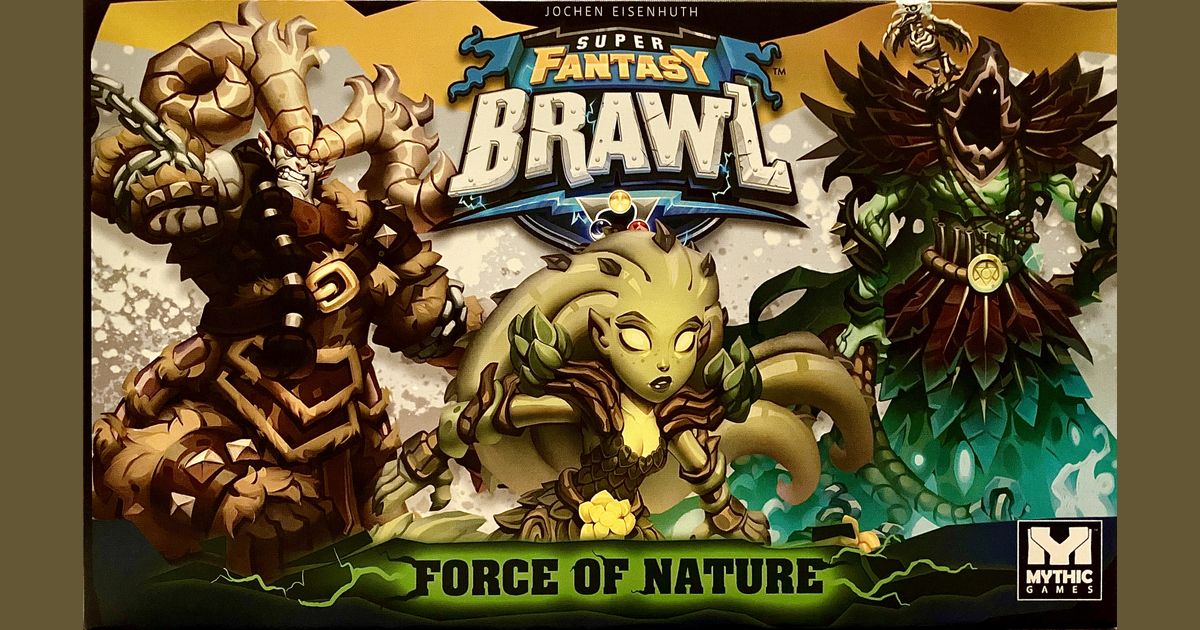 Super Fantasy Brawl Force Of Nature Board Game Boardgamegeek
