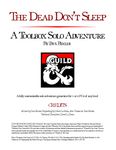 RPG Item: The Dead Don't Sleep