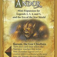 Legends of Andor: Koram, the Gor Chieftain