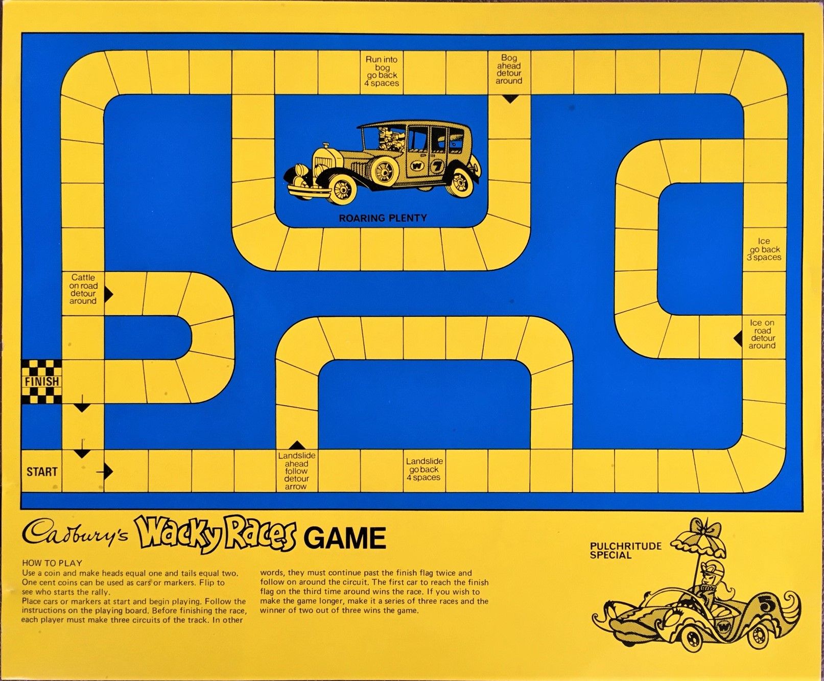 Cadbury's Wacky Races Game box art
