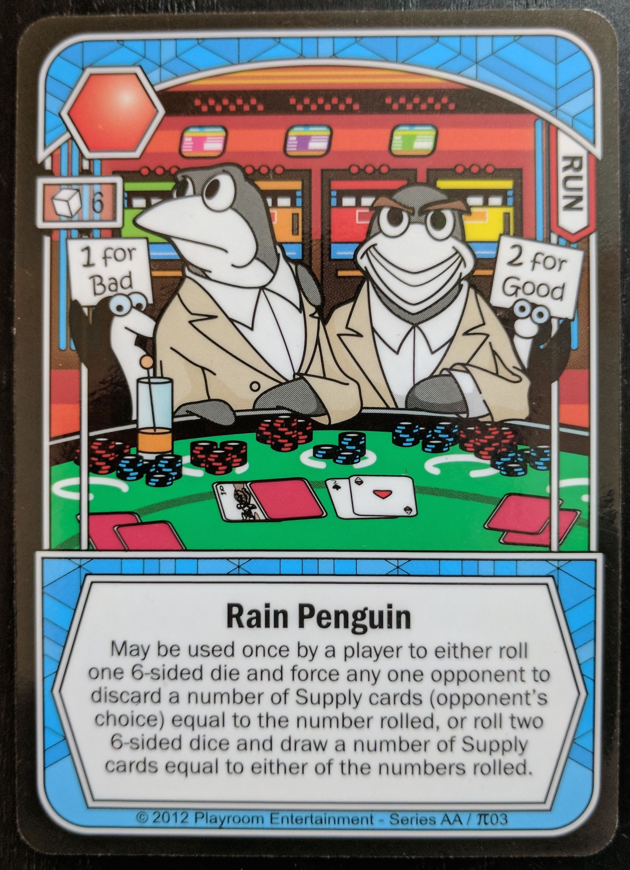 Psychic Penguins and the Voyage Home: Rain Penguin Promo Card