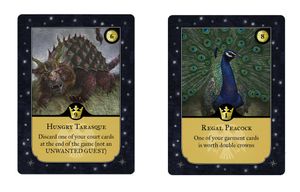 Monarch: Hungry Tarasque and Regal Peacock