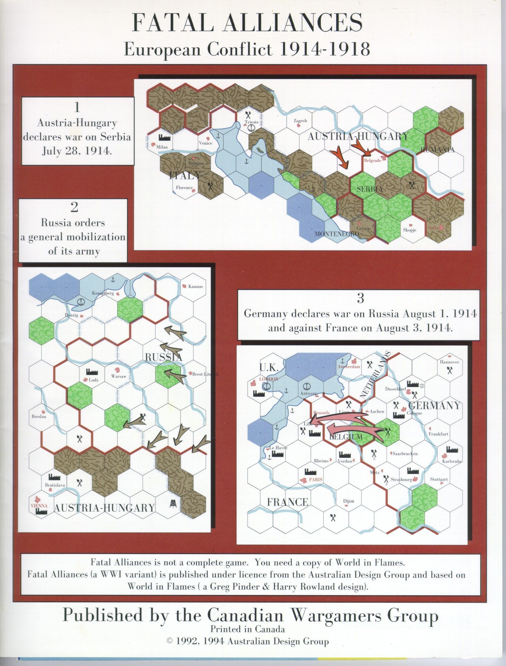 Fatal Alliances II: European Conflict 1914-1918