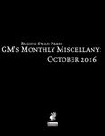 Issue: GM's Monthly Miscellany (October 2016)