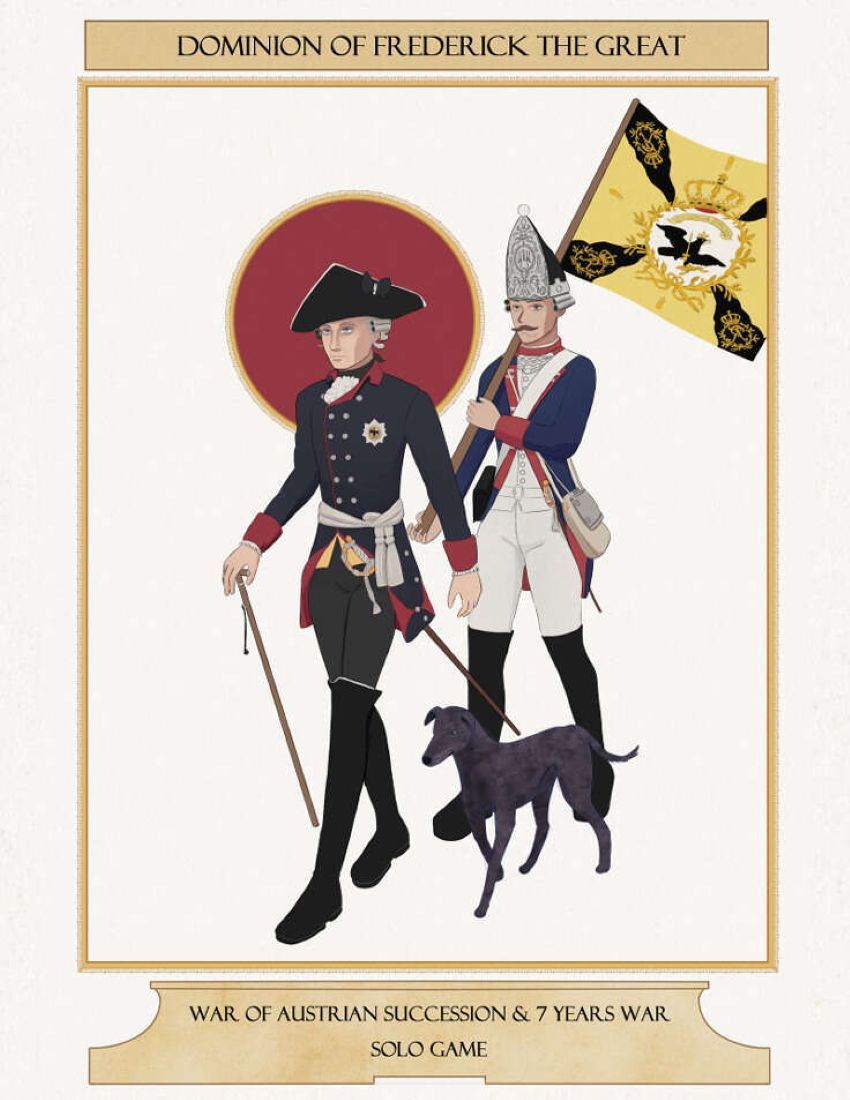 Cover art for Dominion of Frederick the Great: War of Austrian Succession & 7 Years War – Solo Game