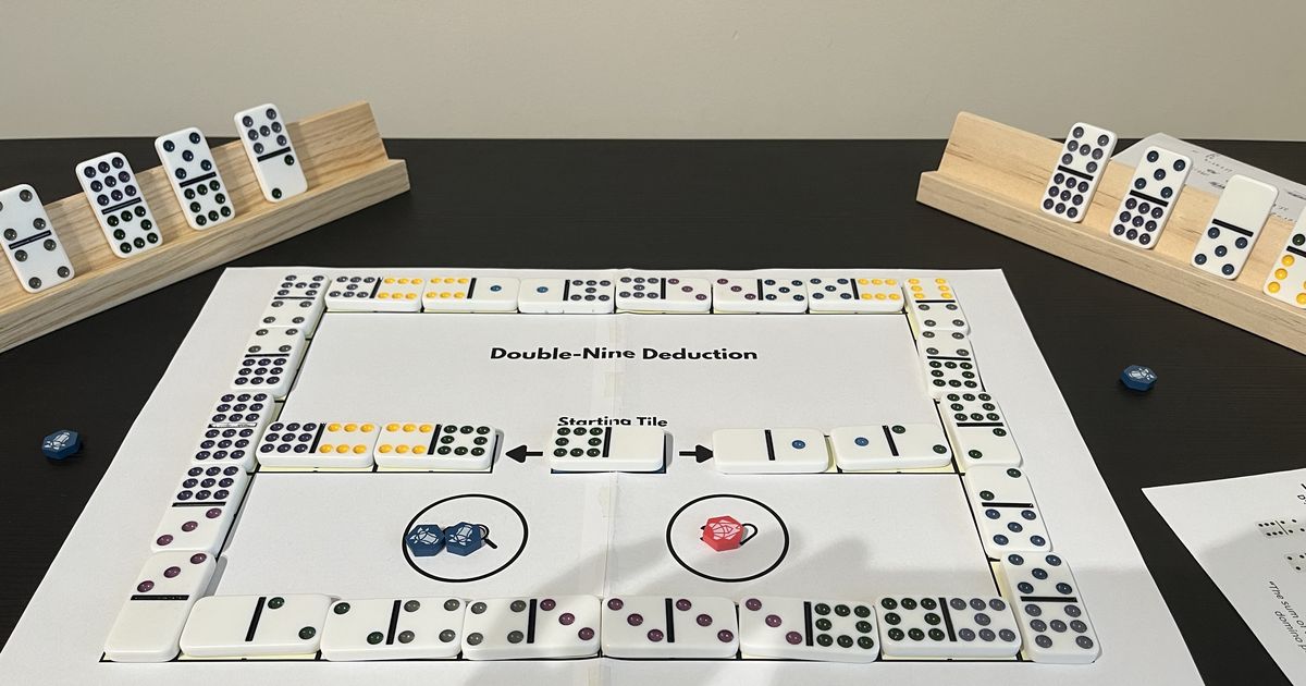 Double-Nine Deduction | Board Game | BoardGameGeek