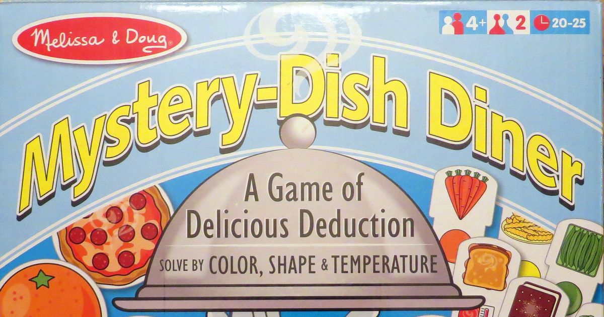 Melissa & Doug Mystery Dish Diner Game for Kids (68 pcs) 