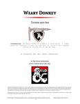 RPG Item: Weary Donkey: Tavern and Inn