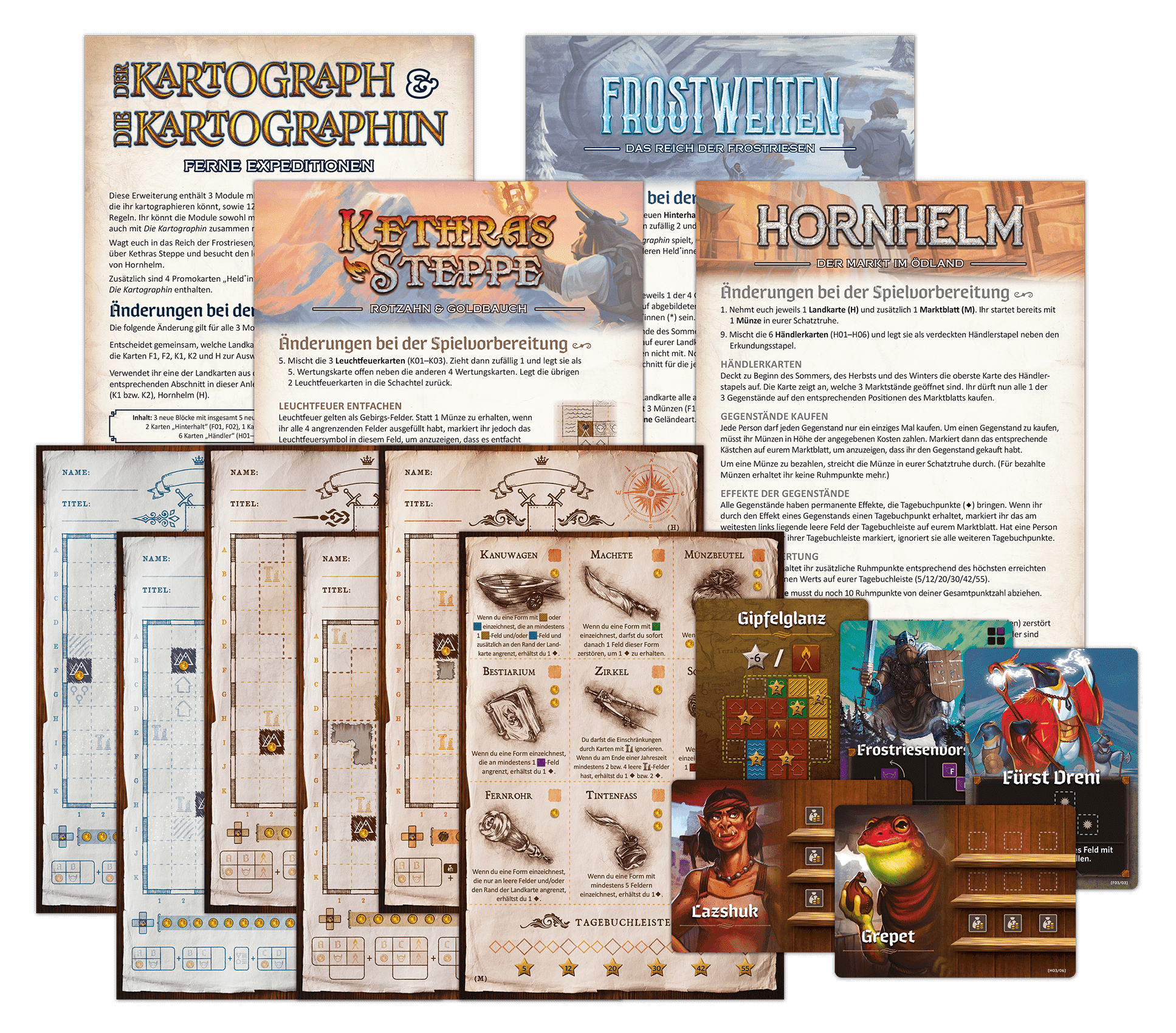 Der Kartograph & Die Kartographin: Ferne Expeditionen