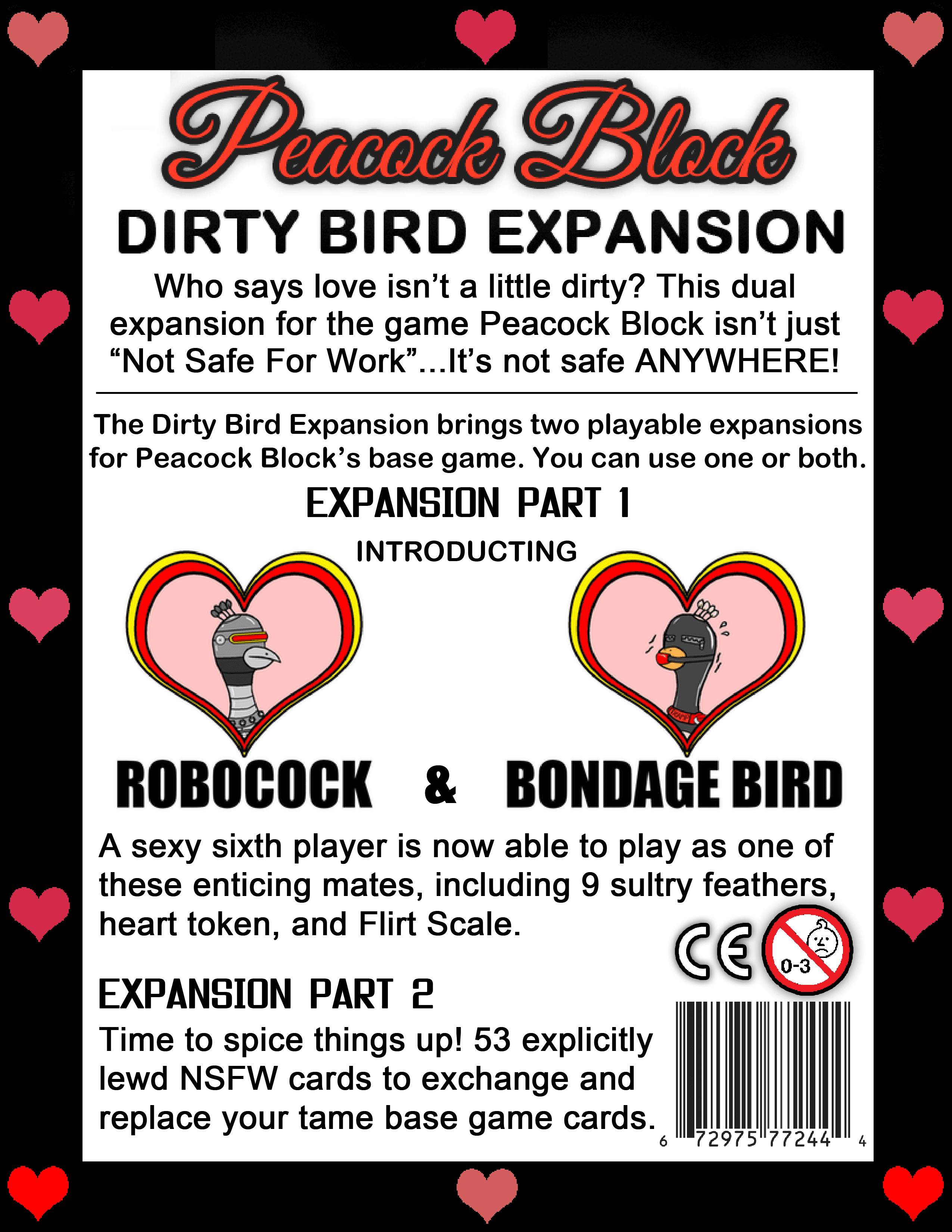Peacock Block: "Dirty Bird" Expansion