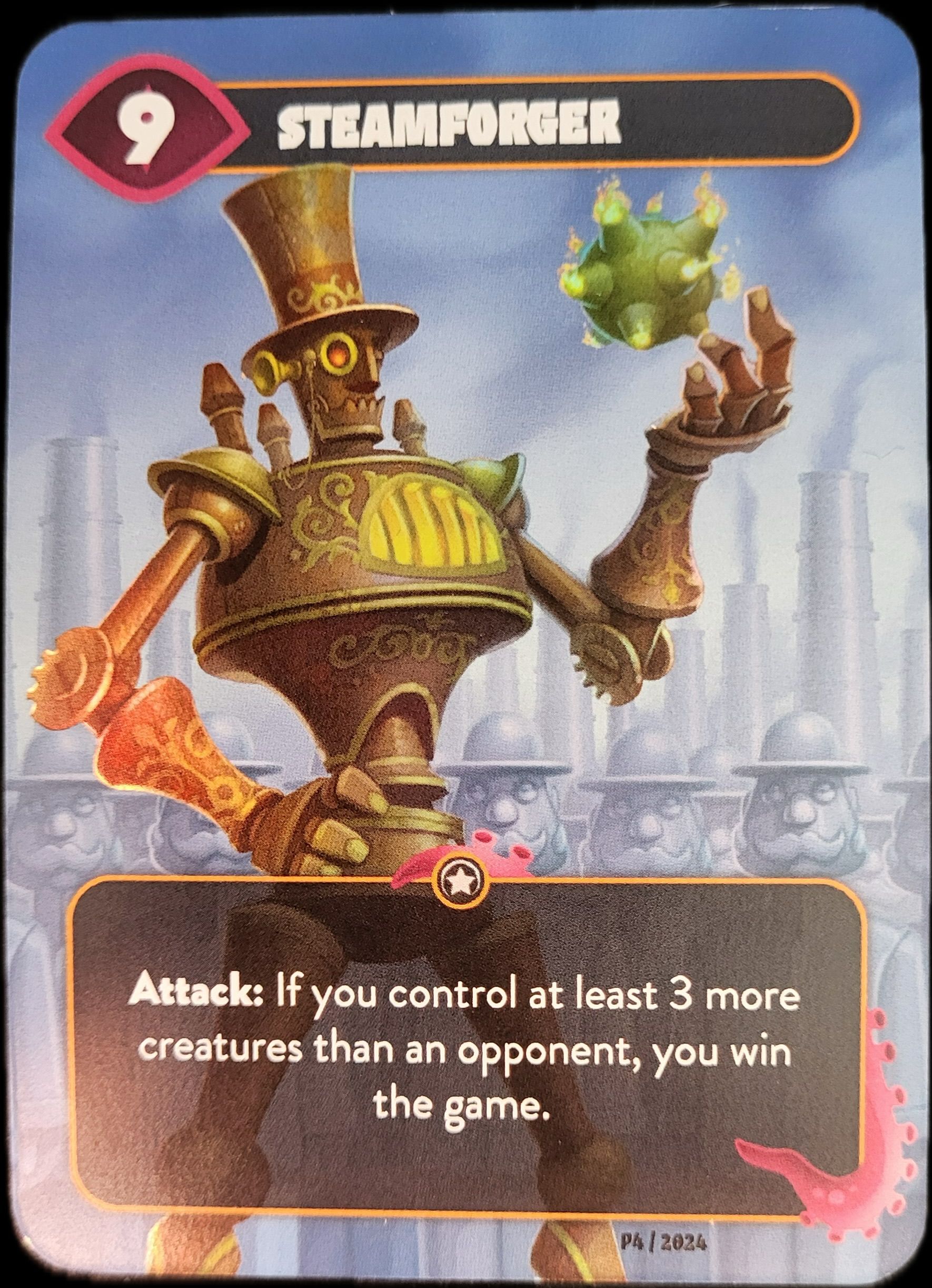 Mindbug: First Contact – Steamforger Promo Card cover art