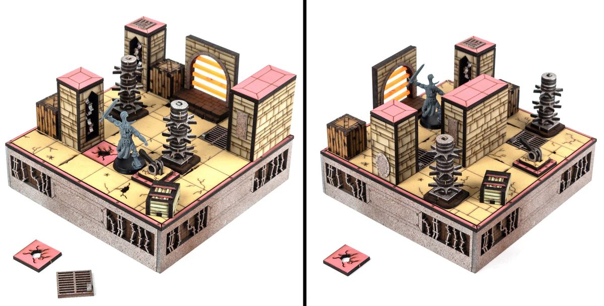 Pit Lord: MDF Arena | Board Game Accessory | BoardGameGeek