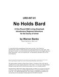 RPG Item: URDI3-01: No Holds Bard