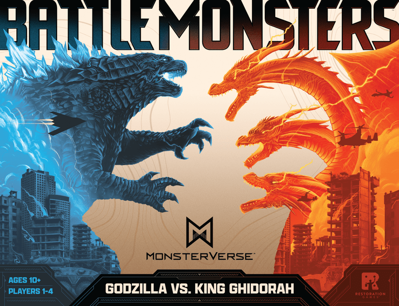 Battle Monsters: Godzilla vs. King Ghidorah cover DRAFT