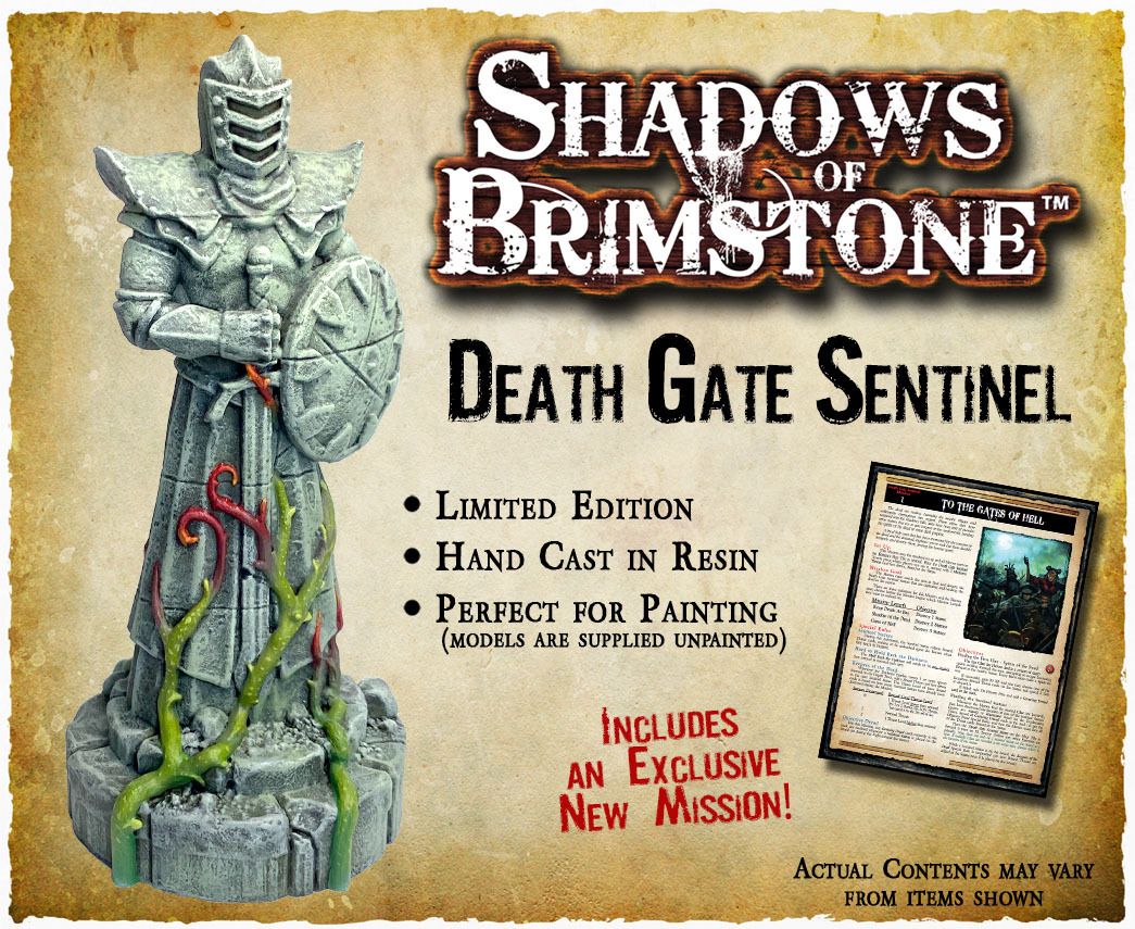 Shadows of Brimstone: Death Gate Sentinel cover