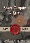 RPG Item: Snowy Campsite & Ruins Day Map