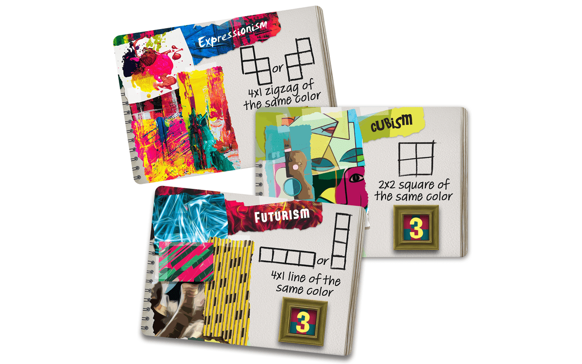 Cartas de Abstract juego de mesa