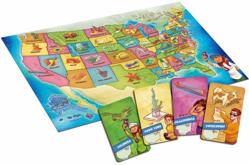 Board Game: 10 Days in the USA