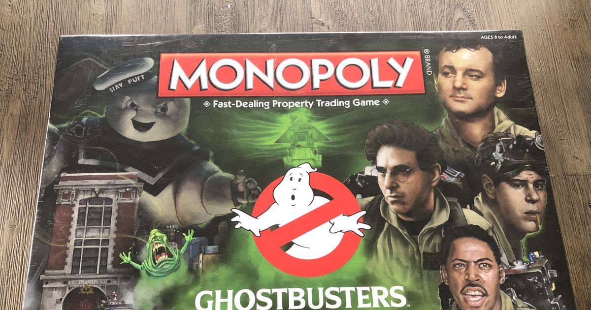 フローラル USAOPOLY Monopoly: Ghostbusters Edition Board Game 