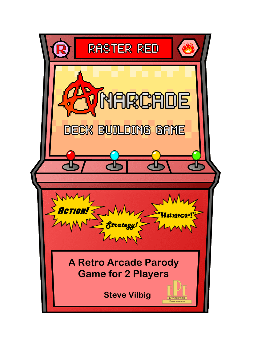 Anarcade Deck Building Game: Raster Red box art