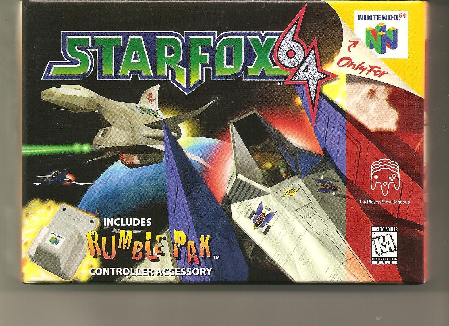 Star Fox 64 box art
