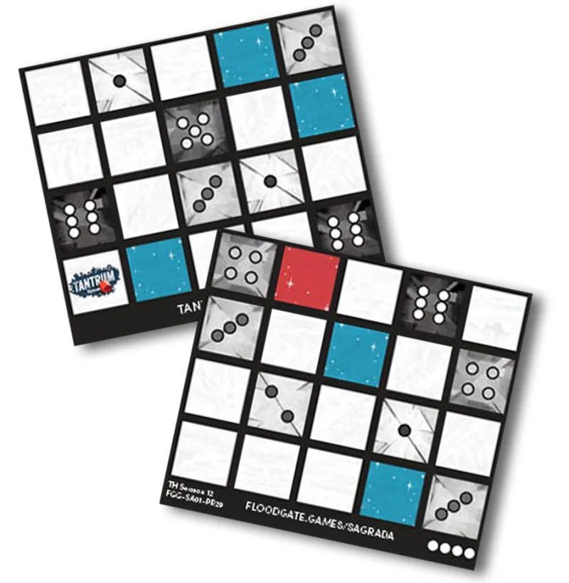 Sagrada: Promo 29 – Tantrum House 2025 Window Pattern Card