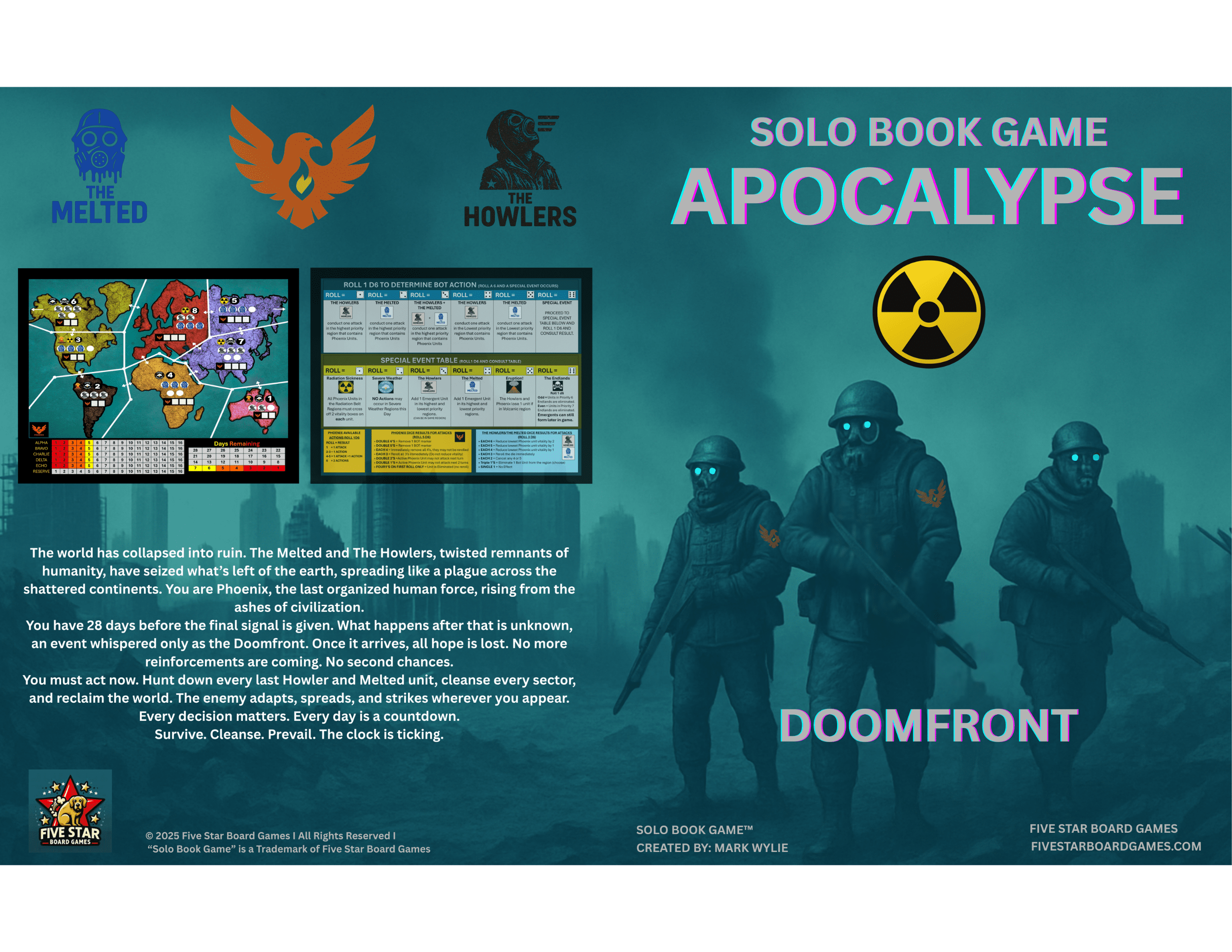 Cover art for Solo Book Game: Apocalypse – Doomfront