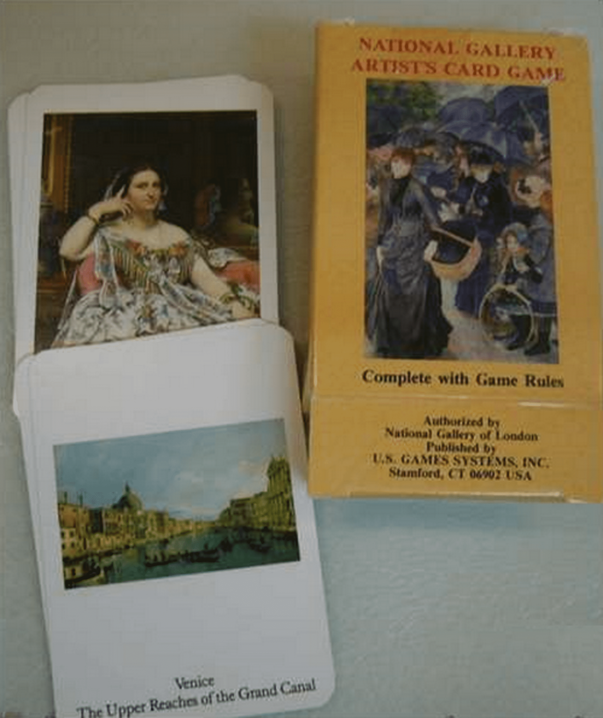 National Gallery Artist's Card Game