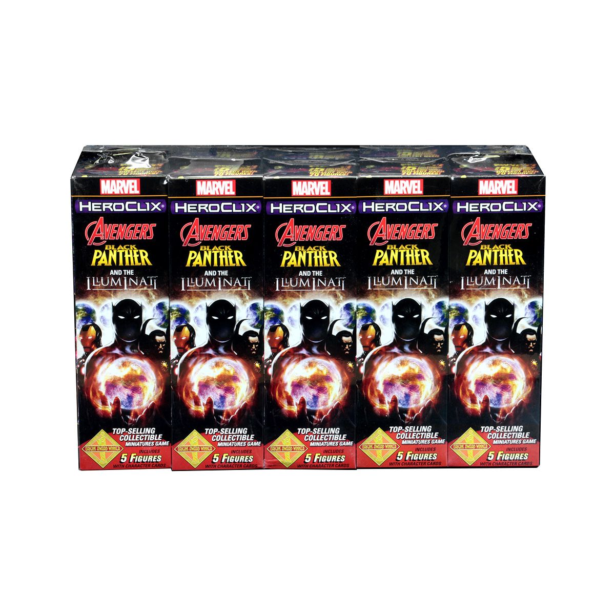 Marvel HeroClix: Avengers Black Panther and the Illuminati Booster Brick