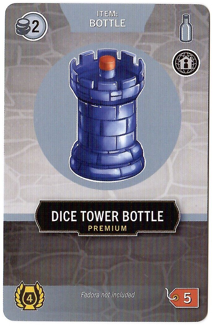 Distilled: Dice Tower Bottle Promo Card