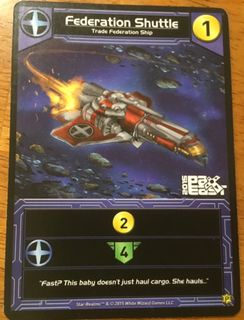 Star Realms: Federation Shuttle Alternate Art Promo Card