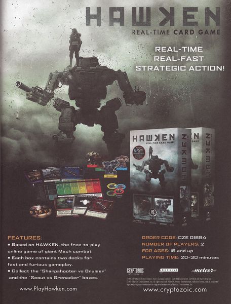 Advert from Game Trade Magazine – Issue 168, Febuary 2014