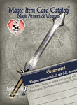 RPG Item: Magic Item Card Catalog: Magic Armors & Weapons