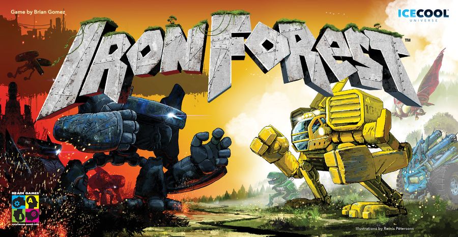 Iron Forest, Brain Games, 2024 — front cover (image provided by the publisher)
