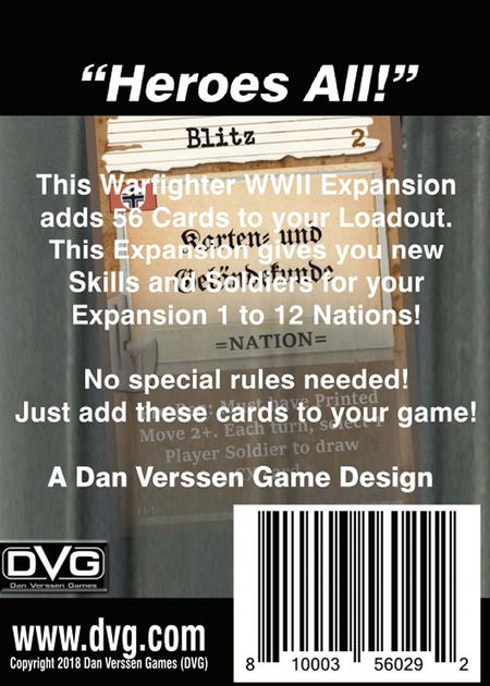 by DVG Warfighter WWII New Expansion #41 Unique Nation Skills 